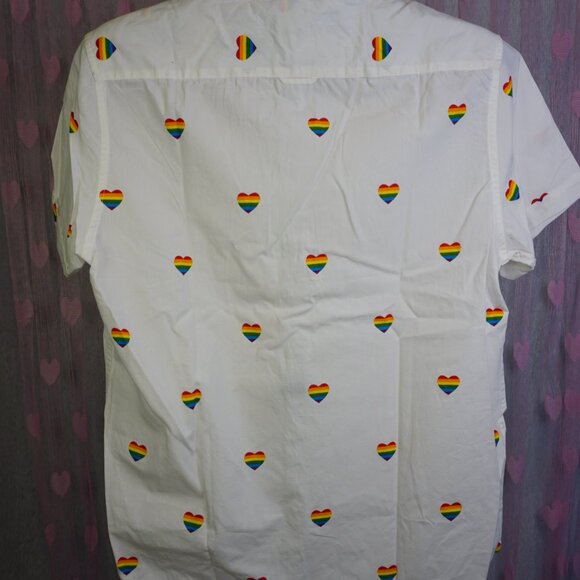 Denim & Flower Ricky Singh Button Heart Shirt - Picture 9 of 13